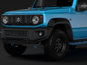suzuki jimny sierra jc 2019 3D Model