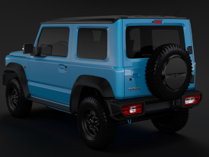 suzuki jimny sierra jc 2019 3D Model