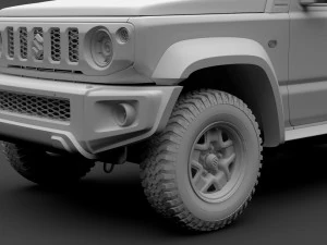 suzuki jimny sierra jc 2019 3D Model