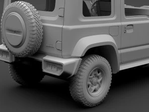 suzuki jimny sierra jc 2019 3D Model