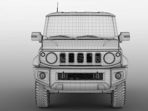 suzuki jimny sierra jc 2019 3D Model