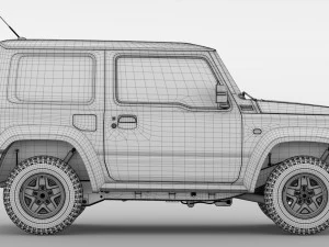 suzuki jimny sierra jc 2019 3D Model