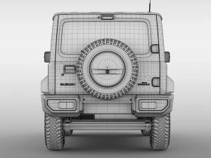 suzuki jimny sierra jc 2019 3D Model