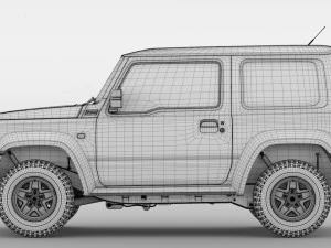 suzuki jimny sierra jc 2019 3D Model