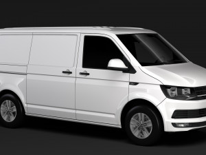 volkswagen transporter van l1h1 highline t6 2018 Modello 3D