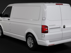 volkswagen transporter van l1h1 highline t6 2018 Modello 3D