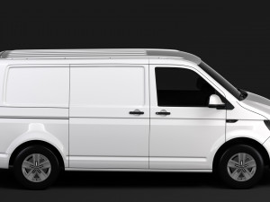 volkswagen transporter van l1h1 highline t6 2018 Modello 3D