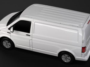 volkswagen transporter van l1h1 highline t6 2018 Modello 3D