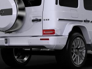 mercedes amg g 63 w463 2019 limousine 3D 모델