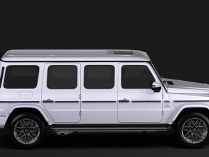mercedes amg g 63 w463 2019 limousine 3D 모델