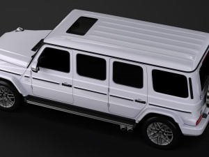 mercedes amg g 63 w463 2019 limousine 3D 모델