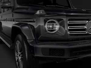 limusin mercedes benz g 550 w464 2019 Model 3D