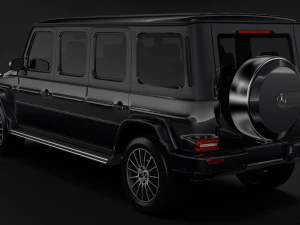 limusin mercedes benz g 550 w464 2019 Model 3D