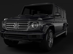 mercedes benz g 550 w464 2019 limousine Model 3D