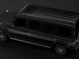 limusin mercedes benz g 550 w464 2019 Model 3D