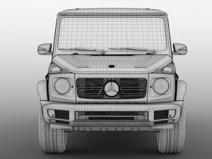 limusin mercedes benz g 550 w464 2019 Model 3D