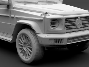 mercedes benz g 550 w464 2019 limousine Model 3D