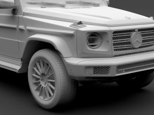 limusin mercedes benz g 550 w464 2019 Model 3D