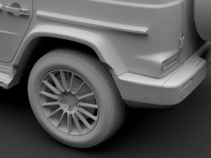 limusin mercedes benz g 550 w464 2019 Model 3D