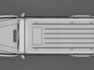 limusin mercedes benz g 550 w464 2019 Model 3D