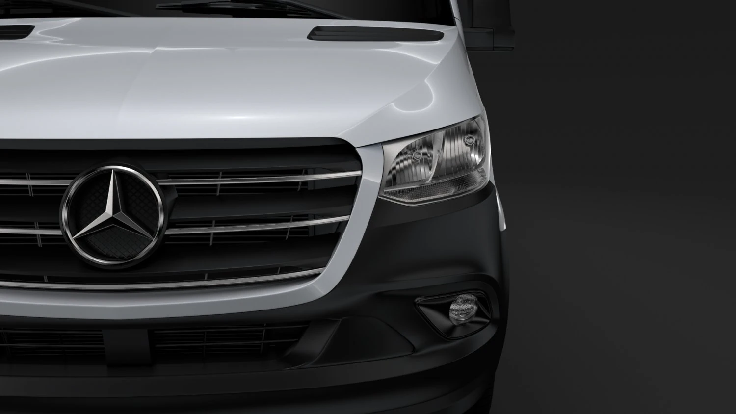 mercedes benz sprinter panel van l4h2 rwd 2019 3D Model .c4d .max .obj .3ds .fbx .stl .blend