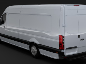 mercedes benz sprinter panel van l4h2 rwd 2019 3D Model