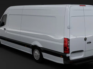 mercedes benz sprinter panel van l4h2 rwd 2019 3D Model
