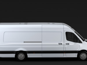 mercedes benz sprinter panel van l4h2 rwd 2019 3D Model
