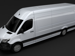 mercedes benz sprinter panel van l4h2 rwd 2019 3D Model