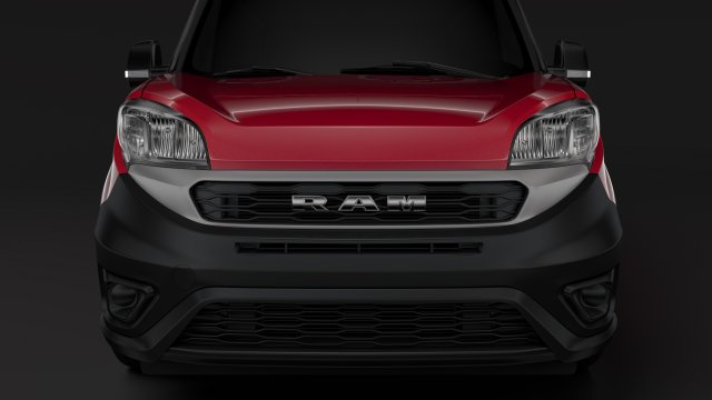 ram promaster city tradesman cargo van 2019 3D-Modell .c4d .max .obj .3ds .fbx .stl .blend 