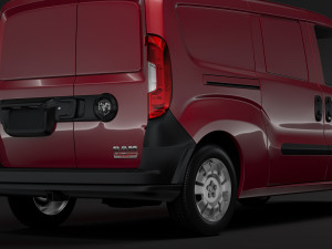 ram promaster city tradesman cargo van 2019 3D-Modell