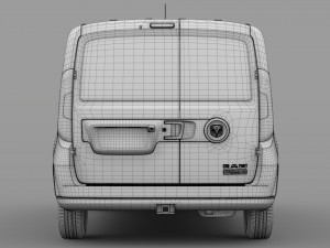 ram promaster city tradesman cargo van 2019 3D-Modell