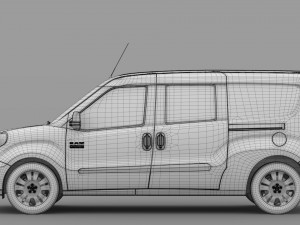 ram promaster city tradesman cargo van 2019 3D-Modell