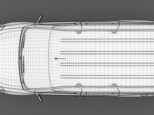 ram promaster city tradesman cargo van 2019 3D-Modell