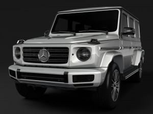 mercedes benz g 350d amg line w464 2019 3D Model