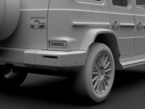 mercedes benz g 350d amg line w464 2019 3D Model