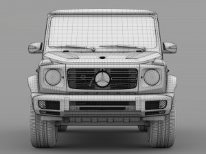 mercedes benz g 350d amg line w464 2019 3D Model