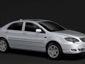 byd f3 2016 3D Model