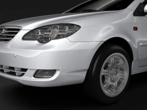 byd f3 2016 3D Model