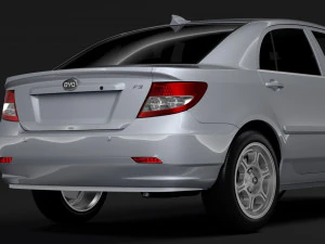 byd f3 2016 3D Model