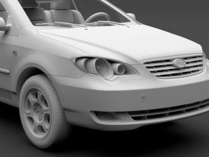 byd f3 2016 3D Model