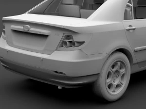 byd f3 2016 3D Model