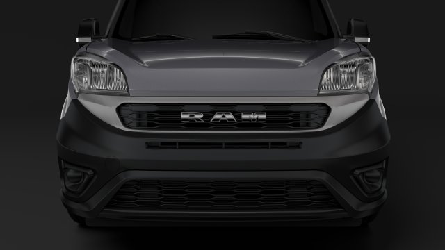 ram promaster city tradesman cargo van l1 2019 3D-Modell .c4d .max .obj .3ds .fbx .stl .blend 