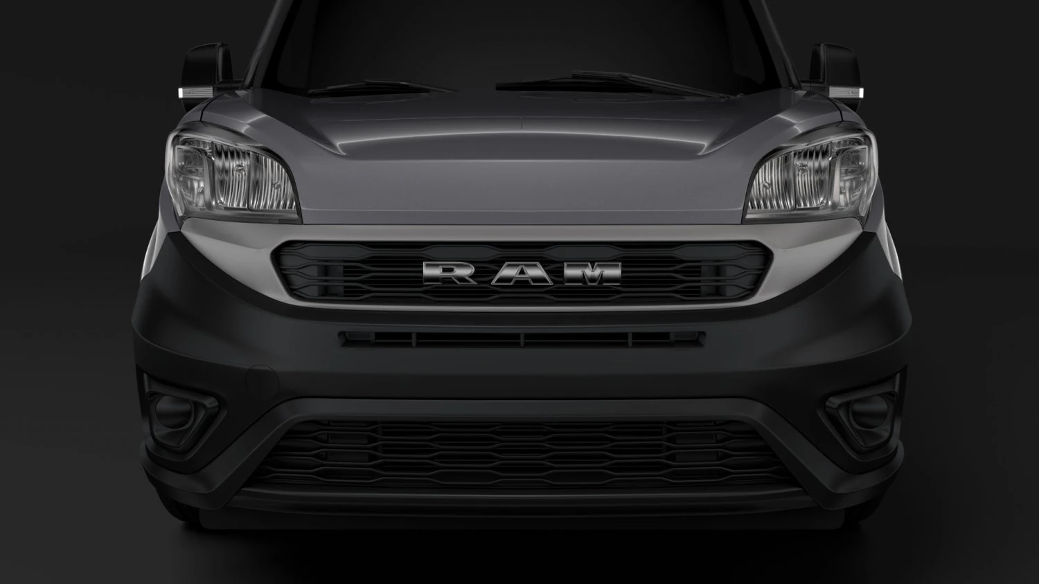 ram promaster city tradesman cargo van l1 2019 3D Model .c4d .max .obj .3ds .fbx .stl .blend 