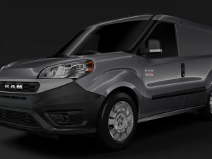 ram promaster city tradesman cargo van l1 2019 3D Model