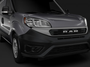 ram promaster city tradesman cargo van l1 2019 3D-Modell