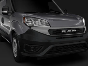 ram promaster city tradesman cargo van l1 2019 3D Model