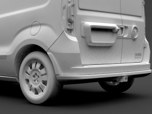 ram promaster city tradesman cargo van l1 2019 3D-Modell