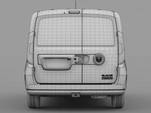 ram promaster city tradesman cargo van l1 2019 3D Model
