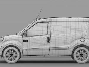 ram promaster city tradesman cargo van l1 2019 3D Model